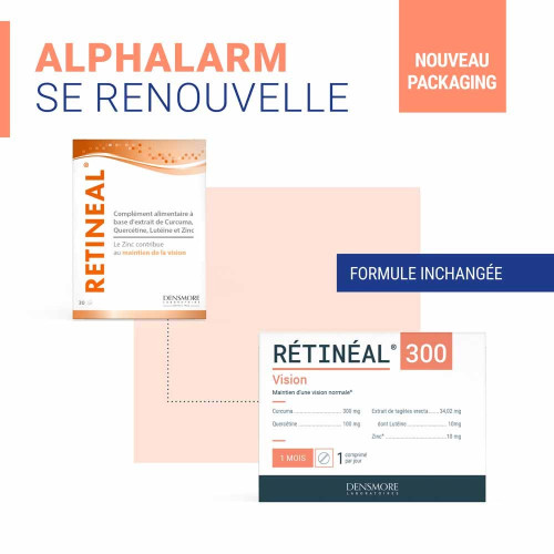 Densmore Retineal 30 Comprimés - Vision Saine avec Zinc