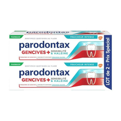 Parodontax Gencives+ : Protection gencives + fraîcheur intense - 150ml