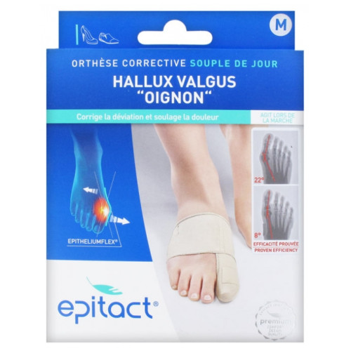 EPITACT Orthèse Corrective Hallux Valgus M - Soulage Douleurs