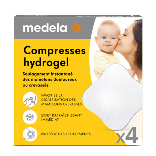 MEDELA Hydrogel Compresses 4 - Soulage Mamelons Douloureux