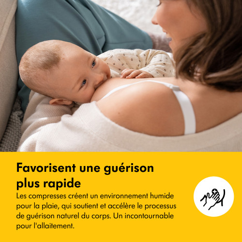 MEDELA Hydrogel Compresses 4 - Soulage Mamelons Douloureux