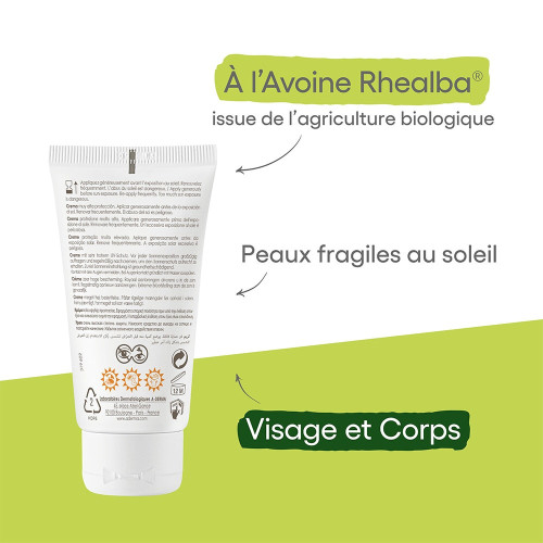 Aderma Protect Crème SPF 50+ 40mL - Protection Peaux Fragiles
