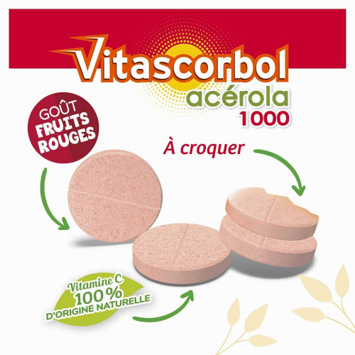 VitascorbolAcérola 1000 Lot de 2
