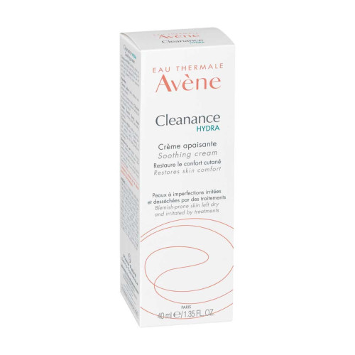 AVENE Cleanance Hydra Crème 40ml - Apaise et Hydrate Peaux Acnéiques