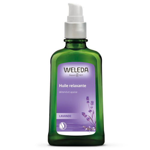 Weleda Huile Relaxante Lavande 100ml - Anti-stress, Sommeil Réparateur