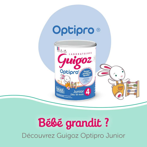 GUIGOZ Croissance Fibres 800g - Alimentation Enfant 3 ans