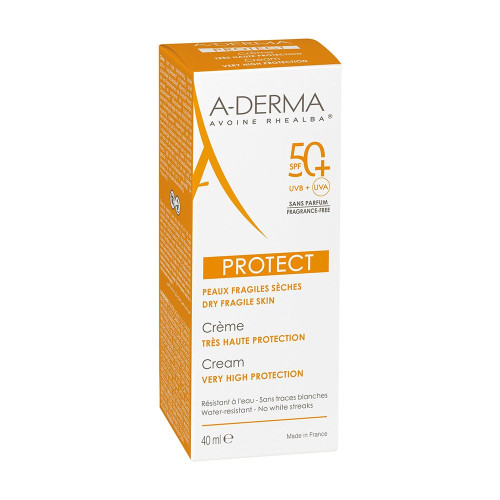 ADERMA Protect Crème SPF 50+ 40ml - Protection Haute