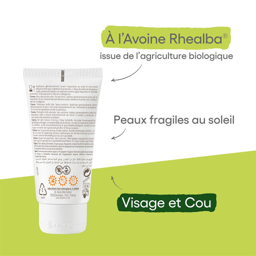 ADERMA Protect Crème SPF 50+ 40ml - Protection Haute