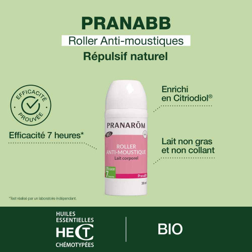 PRANAROM Prana BB Roller Anti-Moustique Bio 30ml