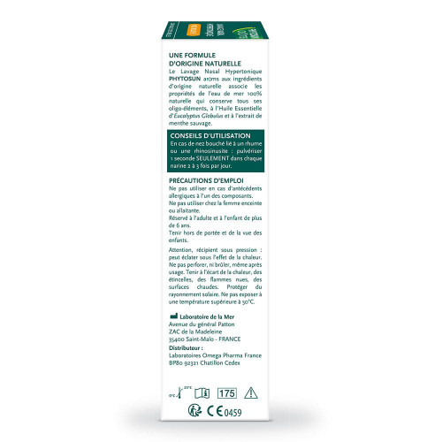 Phytosun Arôms Lavage Nasal 100ml - Dégage Nez Bouché