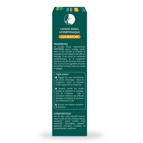 Phytosun Arôms Lavage Nasal 100ml - Dégage Nez Bouché