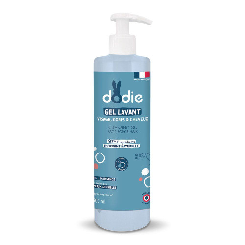 Dodie Gel Lavant 3en1 500ml - Nettoie et Hydrate Bébé