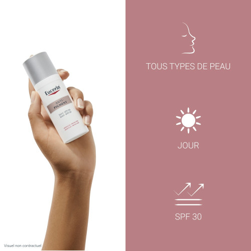 Eucerin Anti-Pigment Soin Jour SPF30 50ml - Réduit Taches Brunes