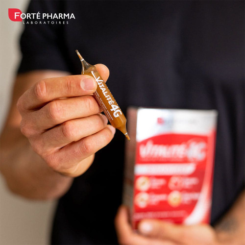 Forte Pharma Vitalité 4G 30 Ampoules - Boost Energie et Immunité