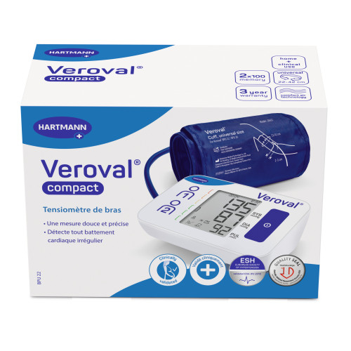 Hartmann Veroval Tensiomètre Bras - Mesure Fiable à Domicile