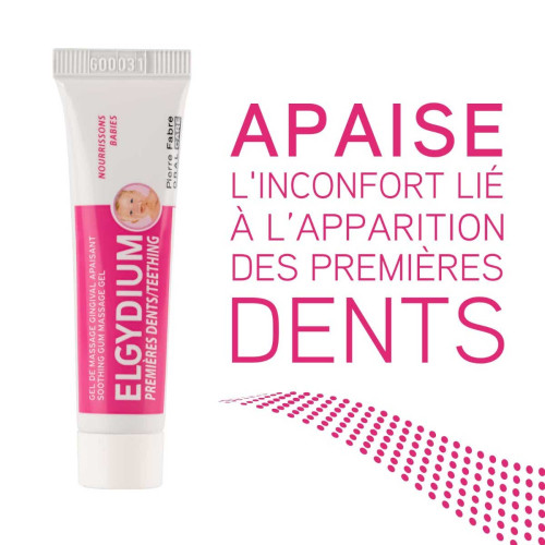 ELGYDIUM Premières Dents Apaisant 15ml - Soulage Poussée Dentaire