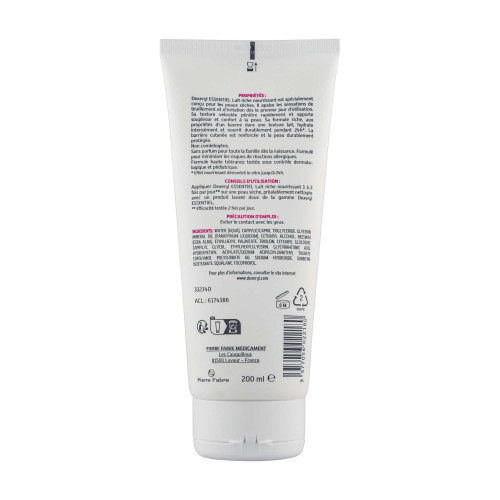 Pierre Fabre Dexeryl Essentiel 200ml - Nourrit Peaux Sèches