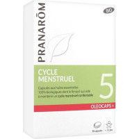 PRANAROM Oléocaps+ 5 Bio 30 Capsules - Confort Cycle Menstruel