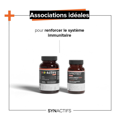 SynActifs Kidactifs 30 Gélules - Vitamines et Minéraux pour Enfants