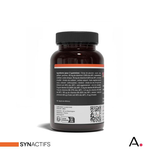SynActifs Kidactifs 30 Gélules - Vitamines et Minéraux pour Enfants