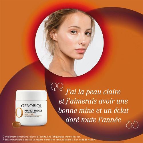 Oenobiol Perfect Bronze 2x30 Capsules - Hâle Intense Peau Claire