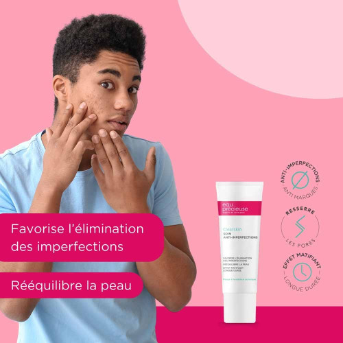 Eau Précieuse Clearskin 50ml - Soin Anti-Imperfections Matifiant