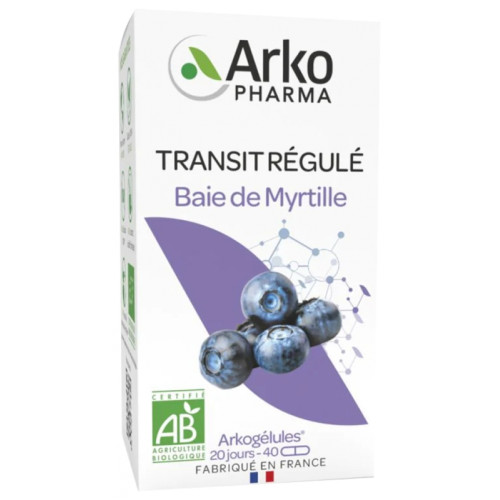Arkopharma Arkogélules Myrtille Bio 45 - Vision et Transit