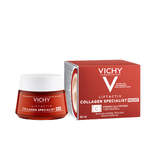 VICHY Liftactiv Nuit 50ml - Anti-Rides et Teint Unifié sur