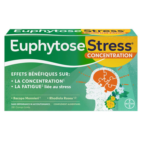 Bayer Euphytose Zen 30 comprimés - Anti-stress et Zenitude