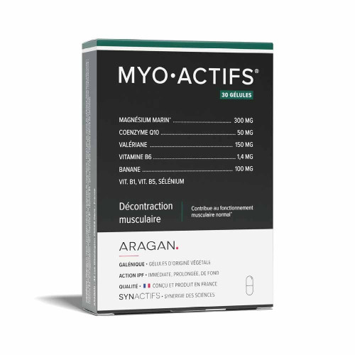 SYNACTIFS Myo Actifs 30 gélules - Soulage Crampes Musculaires