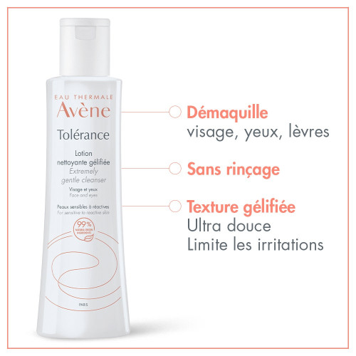 AVENE Tolérance Lotion 200ml - Nettoyante Douceur Peaux Sensibles