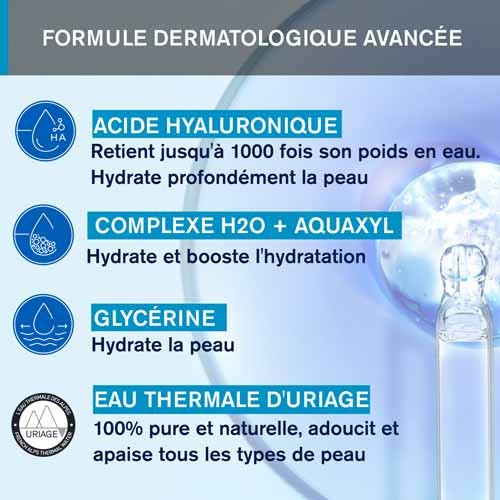 Gelée d'Eau Uriage 40ml - Hydratation et Fraîcheur Intense