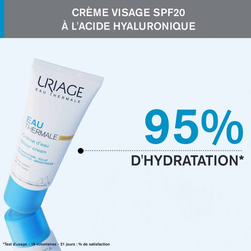 Uriage Crème Eau Légère SPF20 40ml - Hydrate et Illumine