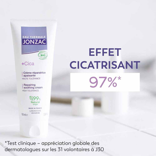 Jonzac Cica+ Crème Réparatrice 100ml - Apaise et Répare la Peau