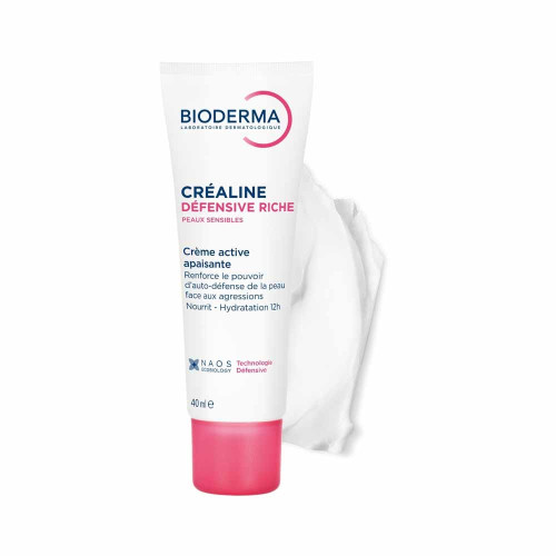 BIODERMA Créaline Defensive 40ml - Apaise et Protège Peaux Sensibles