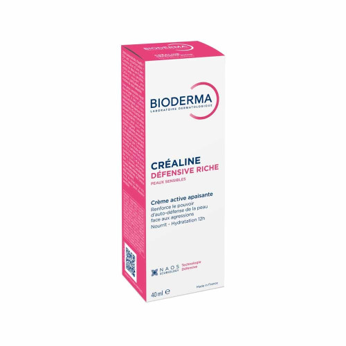BIODERMA Créaline Defensive 40ml - Apaise et Protège Peaux Sensibles