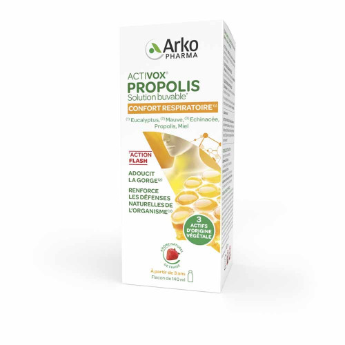 Arkopharma Activox 140ml: Sirop Respiratoire Miel Propolis