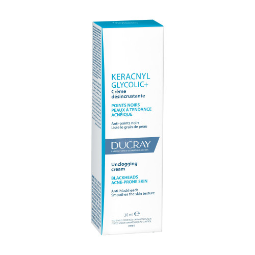 Ducray Keracnyl Glycolic+ 30ml - Soin Acnéique Purifiant