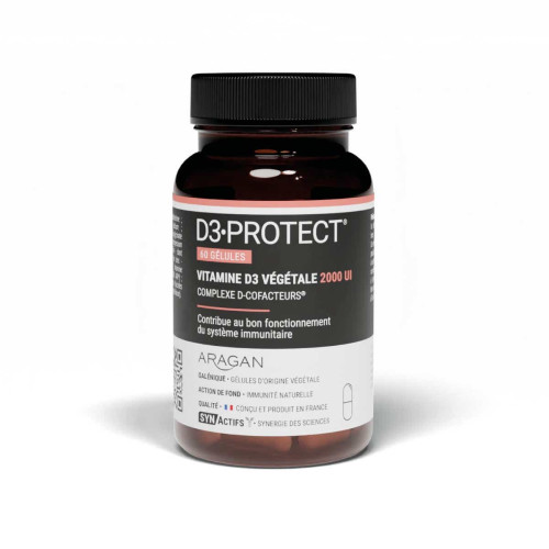 ARAGAN Synactifs D3 Protect 60 - Soutien Immunitaire Puissant