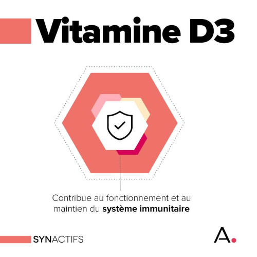 ARAGAN Synactifs D3 Protect 60 - Soutien Immunitaire Puissant