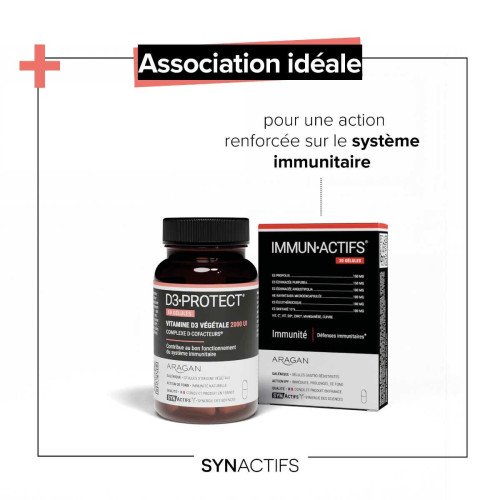 ARAGAN Synactifs D3 Protect 60 - Soutien Immunitaire Puissant