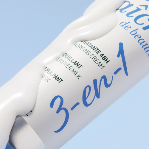 NUXE Crème Fraîche Beauté 3en1 100ml - Hydratation 48h, Démaquillant