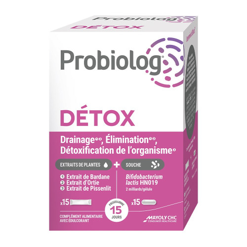 Probiolog Détox Mayoly 1 Boite - Drainage et Élimination