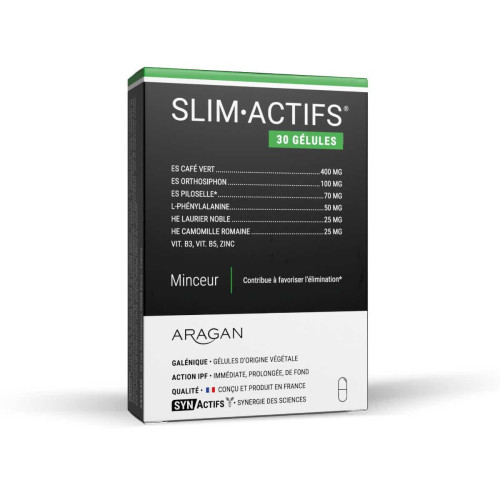 ARAGAN SynActifs SlimActifs - 30 gélules pour perte de poids efficace