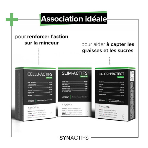 ARAGAN SynActifs SlimActifs - 30 gélules pour perte de poids efficace