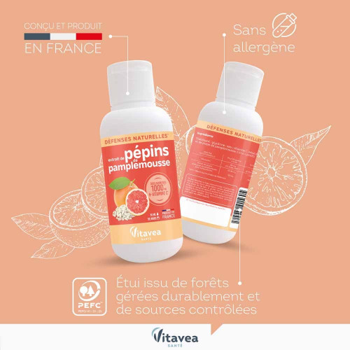 Nutrisante Pépins Pamplemousse 50ml - Boost Immunitaire