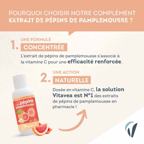 Nutrisante Pépins Pamplemousse 50ml - Boost Immunitaire