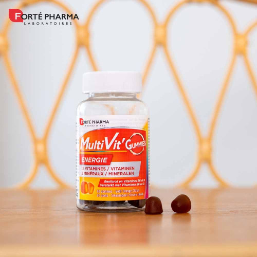 Forte Pharma MultiVit Gummies Energie 60G - Vitalité Quotidienne