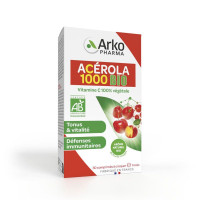 ARKOPHARMA Azinc Acérola Bio 30 Comprimés - Boost Immunité et Vitalité