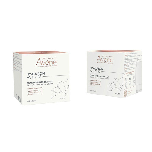 AVENE Hyaluron Activ B3 Nuit 40ml - Soin Anti-âge Régénérant